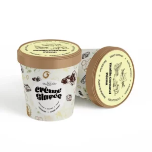 Crème Glacée Gourmande - Vanille, Caramel & Noix de Pécan