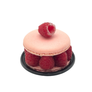 Macaron framboise vanille