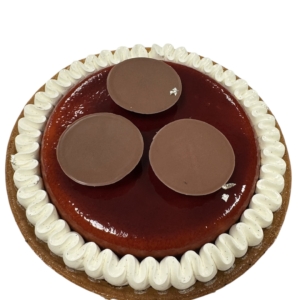 Tarte vanille et caramel beurre salé - 6/8 personnes